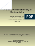 A Brief History of Medicine in Iran