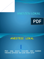 ANESTESI LOKAL (Infiltrasi, Blok)