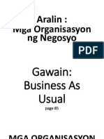 Organisasyon NG Negosyo