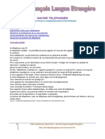 Savoir Telephoner PDF
