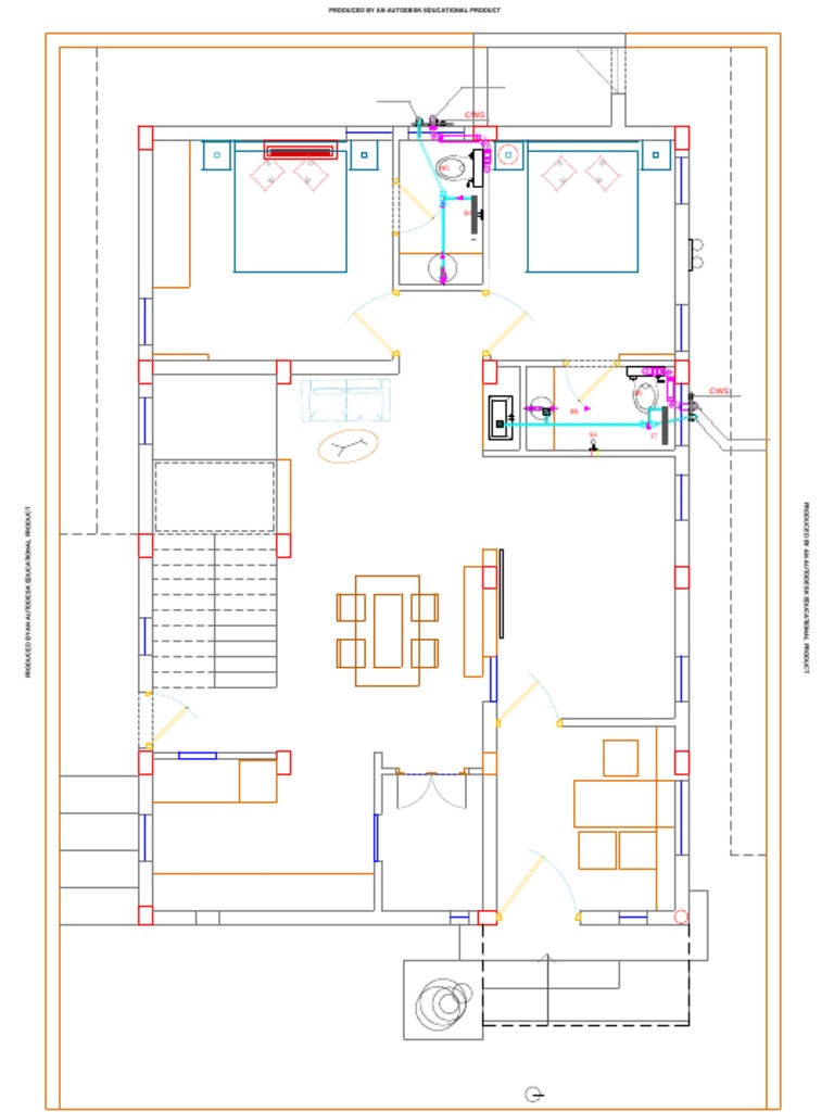 Ground Floor Plumbing Points Guide | PDF