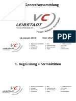 Generalversammlung VC Leibstadt