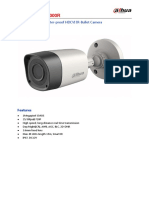 DH-HAC-HFW1000R: 1megapixel 720P Water-Proof HDCVI IR-Bullet Camera