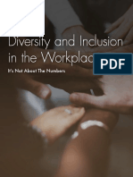 Diversity and Inclusion in The Workplace