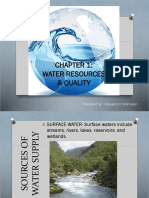 Chapter 1 - Water Resources and Quality