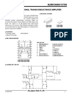 NJM13600 NJM13700 e