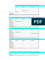 Horarios Interciclos