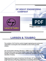 Analysis of Heavy Engineering Company: Presented By: Pragya Jaiswal