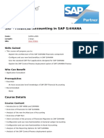 Financial Accounting in Sap S4hana