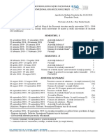 Structura An Universitar Unmb 2018-2019