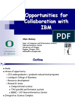 Opportunities For Collaboration With IBM: Allen Malony