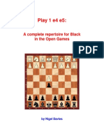 Nigel Davies - Play 1.e4 E5! - A Complete Repertoire For Black in The Open Games