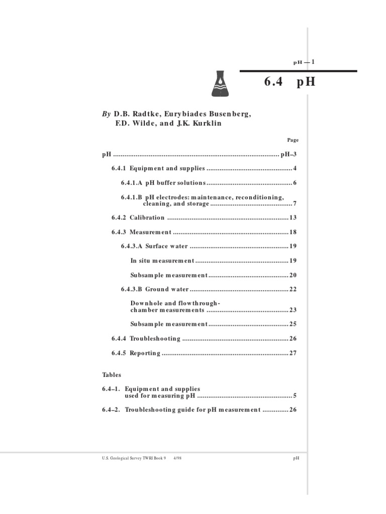 Section6 4 PDF | PDF | Ph | Calibration