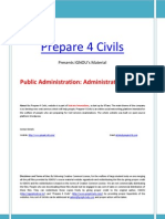 Download IGNOUs Public Administration material Part-1 Administrative Theory by Prep4Civils SN39746540 doc pdf