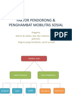 Faktor Pendorong & Penghambat Mobilitas Sosial Ips