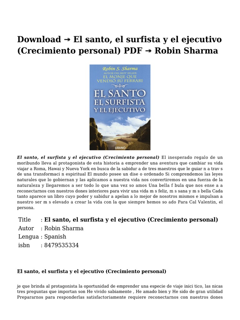 El Santo, el Surfista y el Ejecutivo | PDF