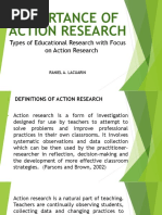 IMPORTANCE OF ActionResearch