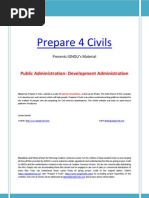 Download IGNOUs Public Administration material Part-3 Development Administration by Prep4Civils SN39746885 doc pdf