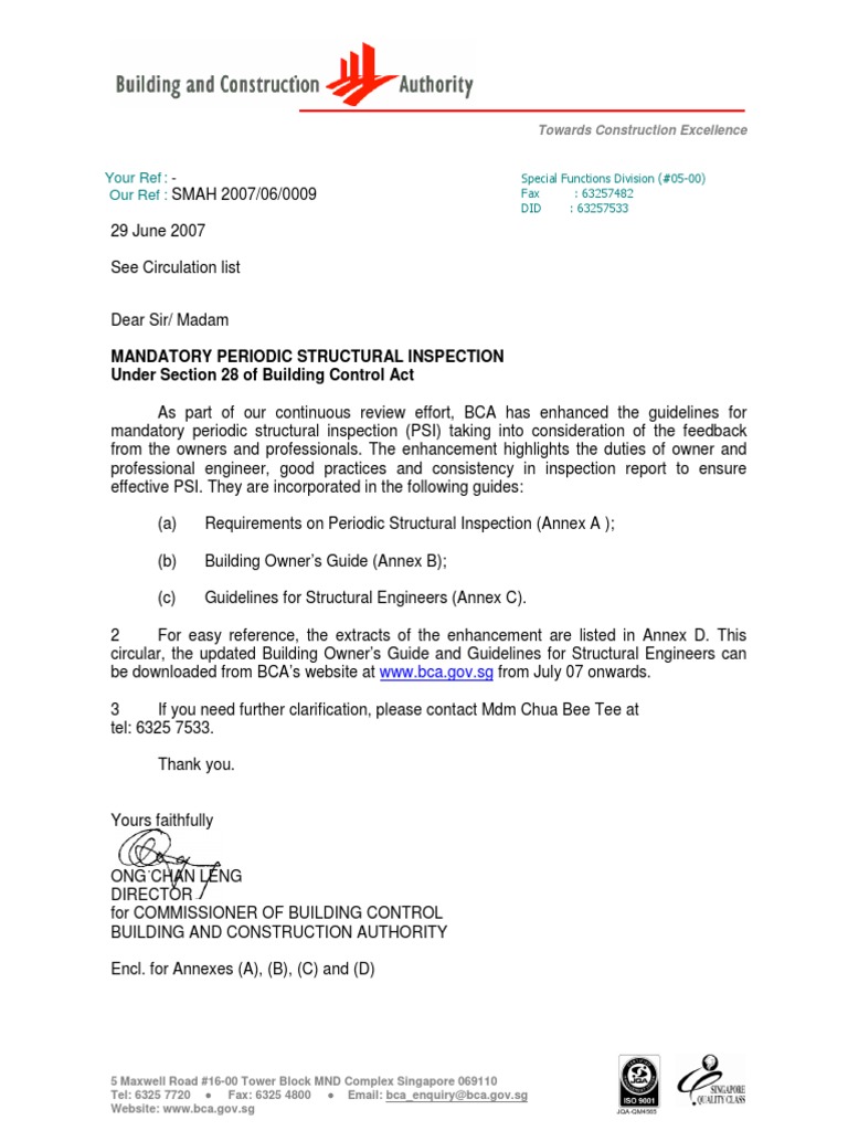 Report of Inspection | PDF | Building | Engineer