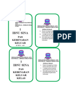 Pas Kebenaran Keluar Kelas