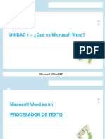 Introducción A Word 2007