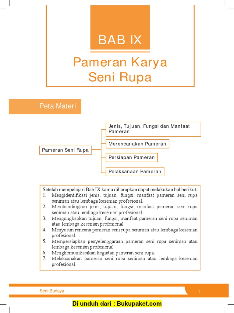 Bab 9 Pameran Karya Seni Rupa