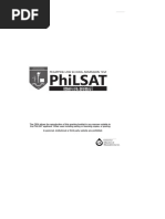 Philsat Practice Booklet