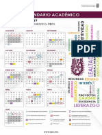 Calendario de Semestre 2018 2 PDF