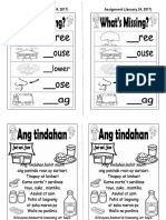 Activity Sheet Week 30