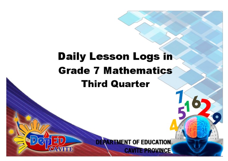 Grade 7 Math Daily Lesson Logs | PDF
