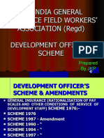 All India General Insurance Field Workers' Association (Regd) Development Officer'S Scheme