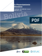 Informe Financiamiento Bolivia Para Cambio Climático