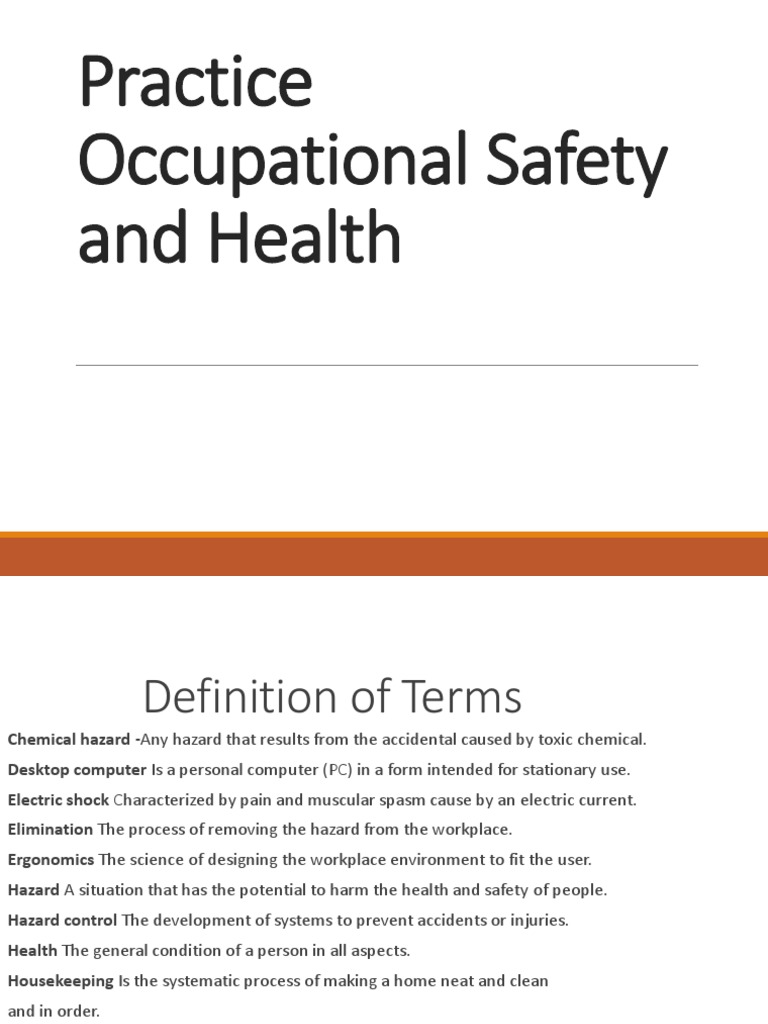 Common Hazards in the Computer Workplace Identifying Risks and