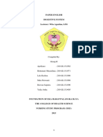 Paper English Digestive System Lecturer: Wita Agustina, S.PD