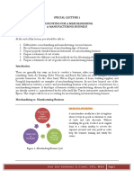 Special Lecture 1 Accounting For A Merchandising & Manufacturing Business Learning Objectives