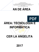 Plan de Área Tecnología e Informática Cer La Angelita 2017