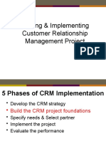 Planning & Implementing Customer Relationship Management Project
