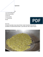 Green Bean Porridge With Durian