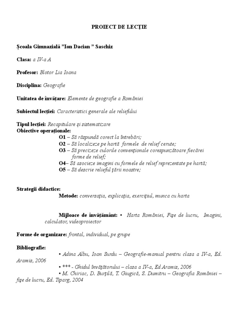 5 Proiect Geografie