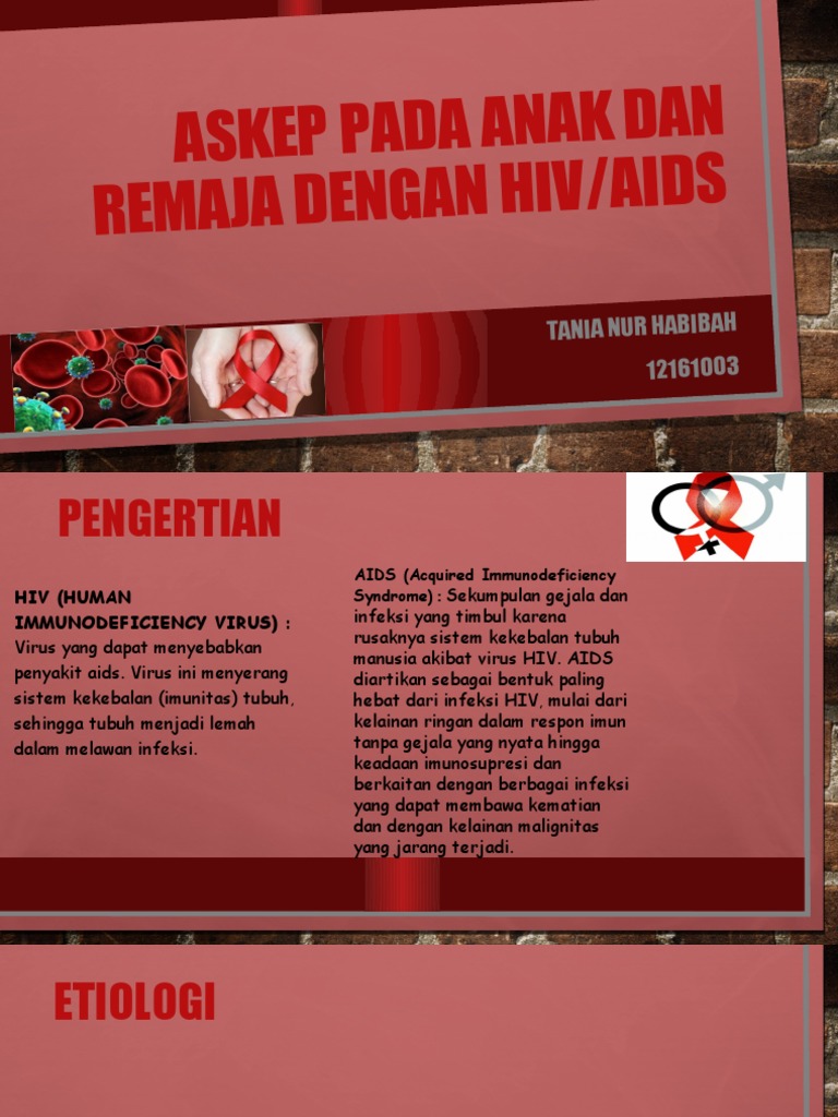 Askep Pada Anak Dan Remaja Dengan HIV | PDF | Pengembangan Diri | Sains ...