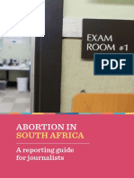 Abortion in South Africa A Bhekisisa Centre For Health Journalism Reporting Guide