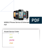 Alcatel Codes - Schematics & Service Manuals PDF