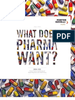 What Does Pharma Want