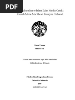 Download Representasi Multikulturalisme di Prancis dalam Iklan Rumah Mode Marith et Franois Girbaud by ojan SN39749822 doc pdf
