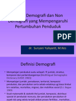 Faktor Demografi Dan Non Demografi