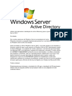 Instalação Do Active Directory Passo A Passo Do Windows Server 2012
