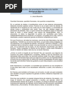 Carta Discurso Macron 13ene19