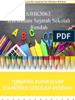 Tunjang dan matlamat kurikulum Sejarah.pptx