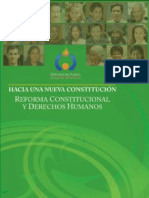 Propuesta de reforma constitucional en DDHH y Defensor del Pueblo