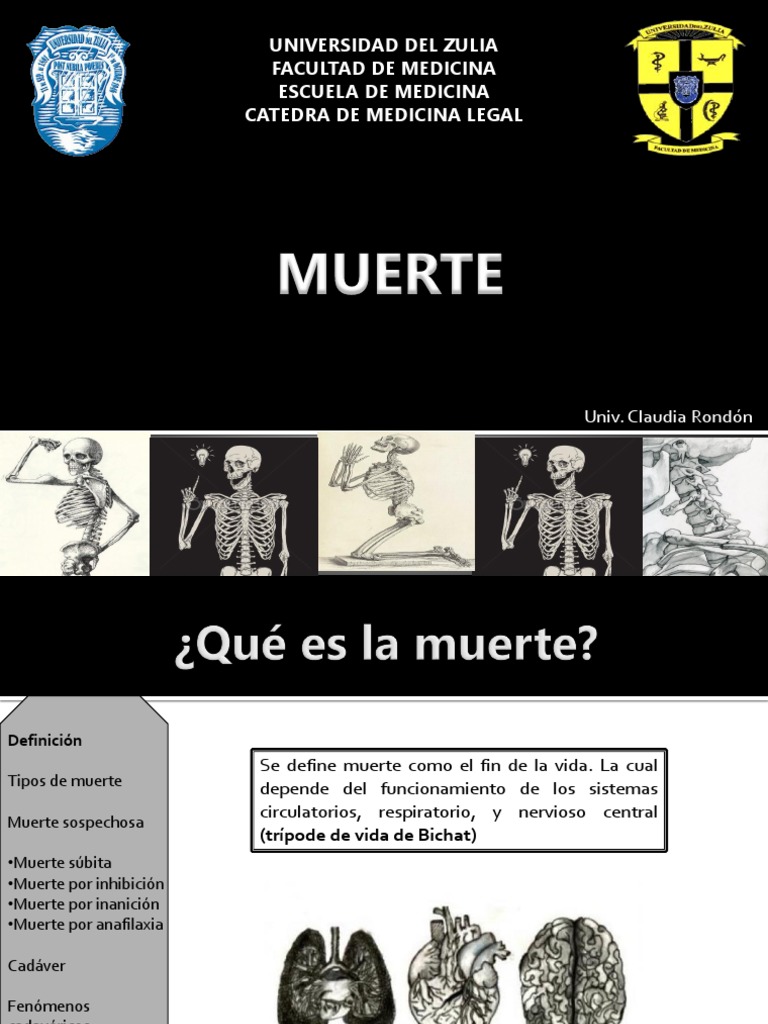Tipos de Muerte en Medicina Legal | PDF | Jurisprudencia médica | Muerte
